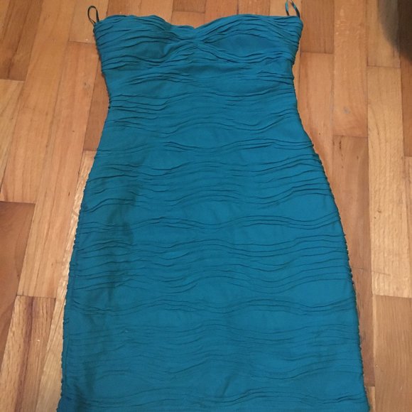Turquoise Mini Dress - Picture 1 of 5